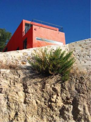 maison rouge archi pas chere
