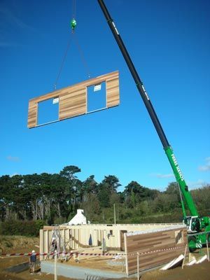 La construction d\'une maison à ossature bois : l’exemple des 