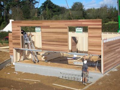 La construction d\'une maison à ossature bois : l’exemple des 