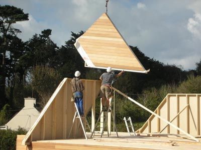 La construction d\'une maison à ossature bois : l’exemple des 