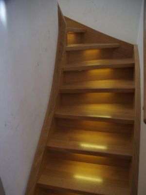 escalier retroeclaire maison carole