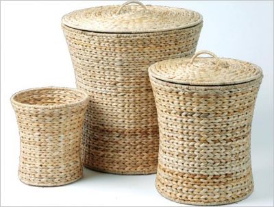 Paniers en feuilles de bananier
