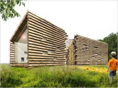 maison bois Alice VAILLANT The Flake House