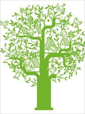 e flue sticker