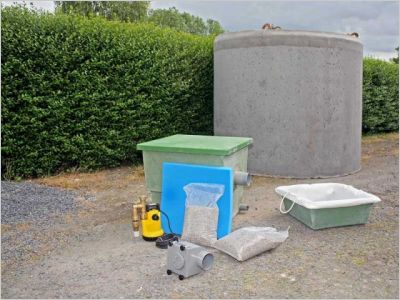 r�cup eaux de pluie, mat�riel