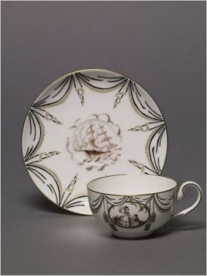 tasse et sousoupe sevres saxe