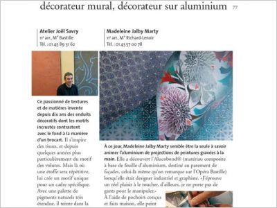 artisans et metiers d'art d�corateur mural