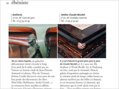 artisans et m�tiers d'art paris ebeniste