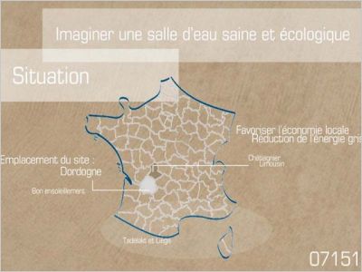Une salle d’eau écolo à bonne école