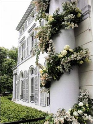 colonne de fleurs groussay