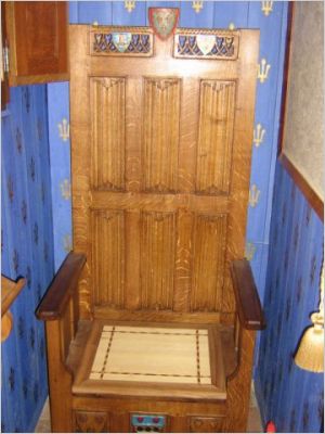 WC d�cor�s - salle du tr�ne
