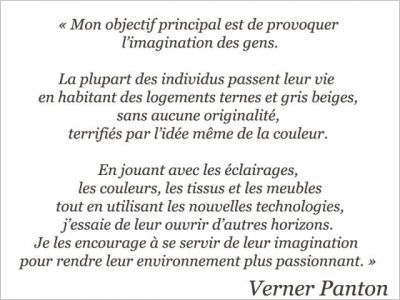 citation Verner Panton