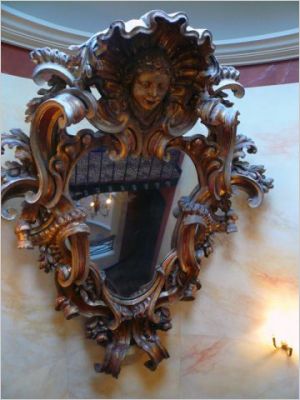 l'H�tel miroir escalier haut