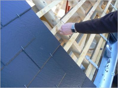 poser une toiture en ardoises - �tape 4