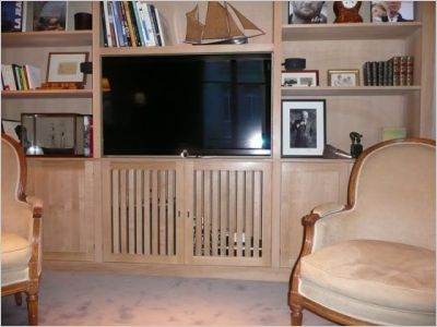 Meubles et boiseries reportage biblioth�que