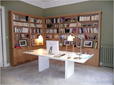 Meubles et boiseries reportage biblioth�que