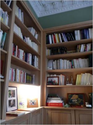 Meubles et boiseries reportage biblioth�que