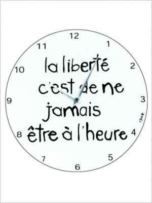 Horloge - Incidence
