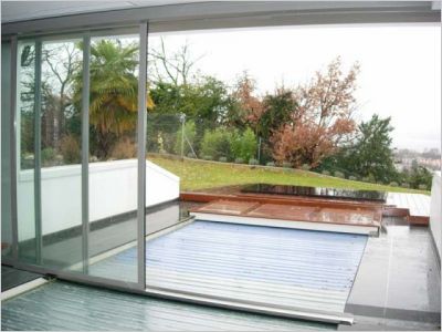 baie vitr�e piscine
