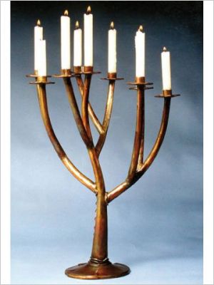 Cand�labre � neuf branches R. Daraspe
