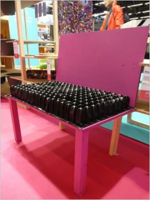 salon R�nover - mat�riaux atypiques