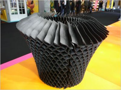 salon R�nover - mat�riaux atypiques