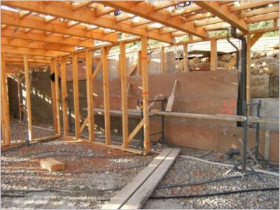 maison isolation Chanvre - chantier