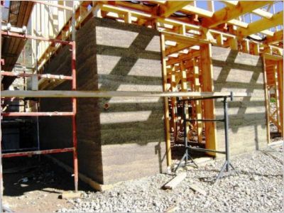 maison isolation Chanvre - chantier