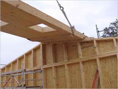 Maison �cologique en bois