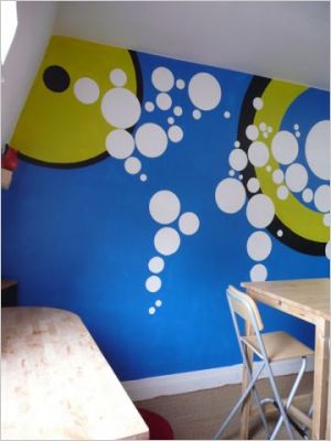 reportage - mur - Appartement parisien