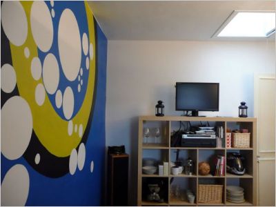 reportage - mur - Appartement parisien