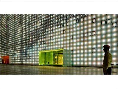 La principale entr�e du �Media Wall�
