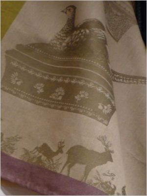 Nappe � motifs champ�tres