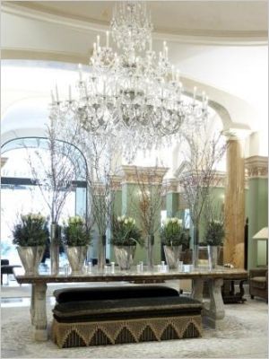 Hall d'entr�e du Royal Monceau