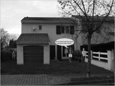 fa�ade d'un pavillon