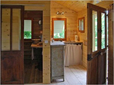 Int�rieur de cabane