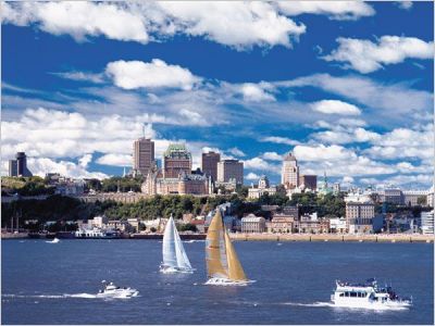 Fleuve Saint-Laurent devant Qu�bec