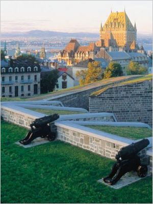 Ch�teau Frontenac et les fortifications