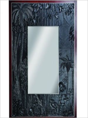 Exposition Jean Boggio - Miroir Jardin extraordianaire - Porcelaine et bois