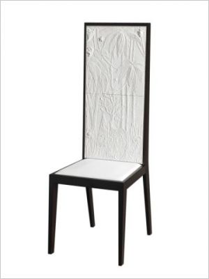 Exposition Jean Boggio - Chaise Jardin extraordinaire - Porcelaine et bois