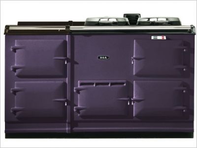 Aga - cuisini�re violette