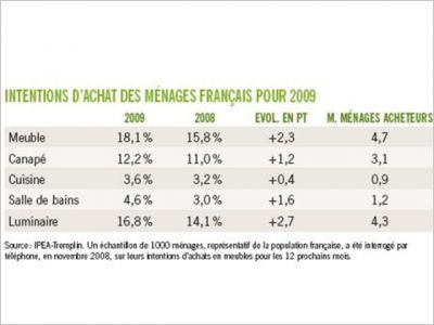 Ameublement : les Français reportent leurs achats