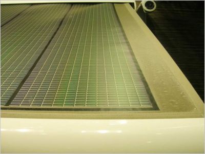 Naissance du premier store photovoltaïque
