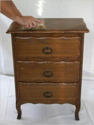 Avant/après : Customisation d’un meuble en chêne