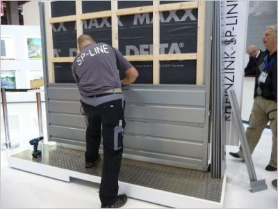 Le montage d\'un bardage en zinc