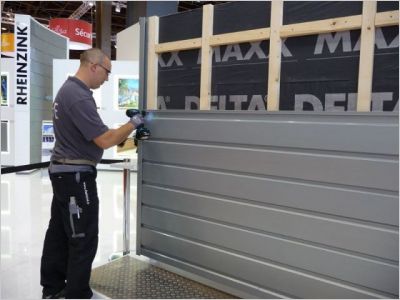 Le montage d\'un bardage en zinc