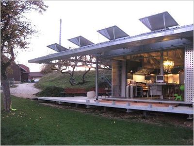 Un loft acier s’invite à la campagne