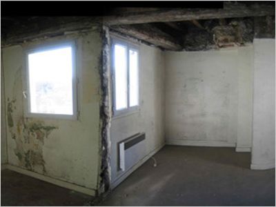 Avant/après : des chambres de bonne converties en appartement