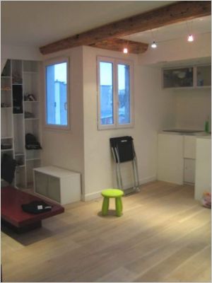 Avant/après : des chambres de bonne converties en appartement