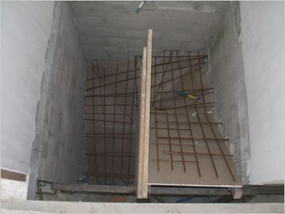 Construction d’un escalier béton